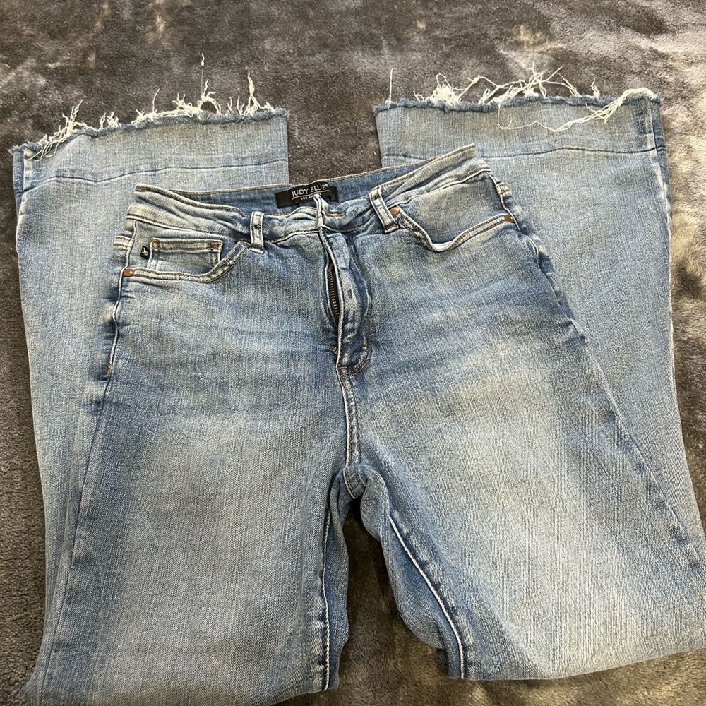 Judy Blue Flare Jeans, size 7/28 - Picture 3 of 4
